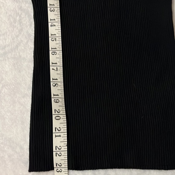 Catherine Malandrino black ribbed long sleeved sweater. Sz small. - Picture 6 of 9